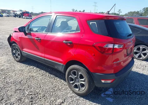 2021 Ford Ecosport S из США, поврежденный, VIN MAJ3S2FE5MC404847